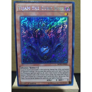 Yu-Gi-Oh! Vijam the Cubic Seed - MVP1-ENS32 - Secret Rare 1st Edition - READ DESCRIPTION