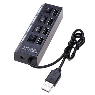 COD High Speed 4 Port USB 2.0 External Multi Expansion Hub with ON / OFF Switch