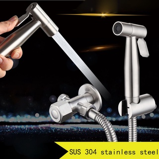 Toilet Bidet Spray Stainless Steel Handheld Shattaf Bathroom Sprayer Shower Head