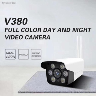 ☌✢Camera V380 Wireless Waterproof Outdoor CCTV IP Camera IR HD Night Vision Smart Alarm P2P C