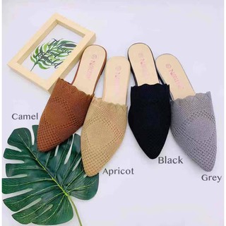 Korean Flat shoes Half shoes Loafer shoes Woven upper (5)