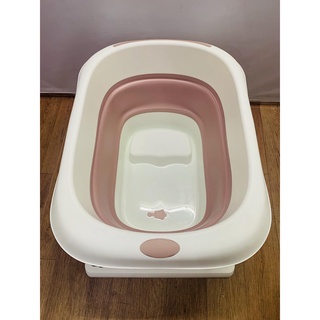 【Stock】 Baby New Style Portable Collapsible Bath Tub Toddler (Medium Size)