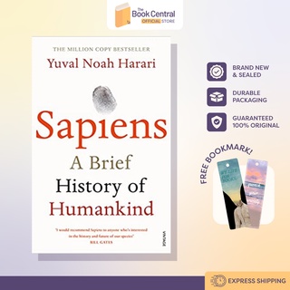 Sapiens (Original) A Brief History of Mankind by Yuval Harari Paperback Non Fiction Books Freebie