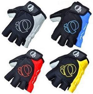 Quality microfiber one-word meter cycling gloves half finger short finger gloves mountain bike gloves black gloves