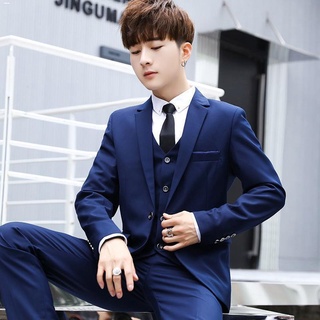 Suits.Suit Sets✾✧❐Suit set men's business slim small suit jacket casual career groom with a wedding