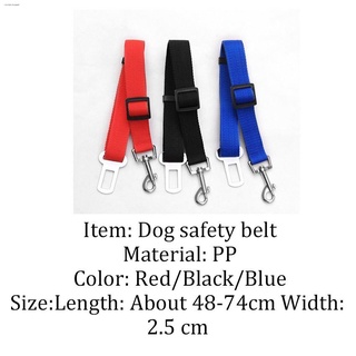 carmotorcycle◈☞【SOYACAR】Pet Dog Seat Belt Puppy Car Seat Belt Harness Lead Clip Car Safety Clip Safe