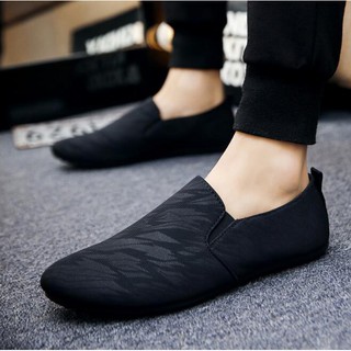 Canvas Shoes Fashion Men's Loafers Shoes Slip-On Breathable Casual Shoes ApQ0