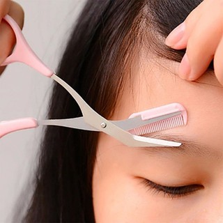 ❀Super Eyebrow Trimmer Scissors with Comb Women Hair Removal Grooming Shaping