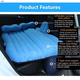 ❈☒Car Inflatable Air Bed with Air pump with Two Air Pillows