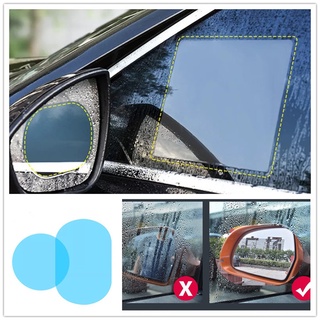 2PCS/Set Anti Fog Film Car Mirror Waterproof Rainproof Window Film Tools Anti Fog Film Anti Rain