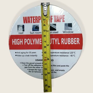 Jvf Aluminum Foil Butyl Rubber Tape Self Adhesive Waterproof Super Repair Crack #WaterproofTape (4)