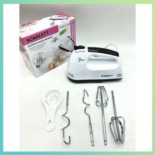 ❄️Available❄️WJ-White Cream Baking Tools Dough Mixer 7 Speed Electric Hand Mixer Household Handheld