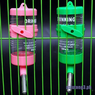 ♤♤ Plastic Hamster Drinker Water Bottle Dispenser Feeder Hanging Fountain