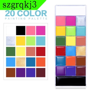 [high quality] 20 Colors Face Body Paint Oil Palette Safe Painting Set for Halloween Party