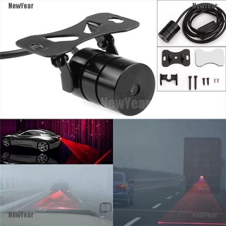 <New Year> Universal Red Car Laser LED Fog Light Rear Anti Collision Signal Warning Lamp