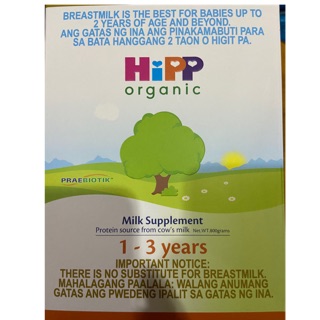 Hipp Organic Milk Supplements 1-3 years old & 3 and up. Save 10-20% everyday.
