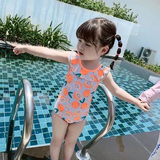 ▬✟>Children s swimsuit Girls Swimwear Summer Dress 2021 New Girls Swimwear One-Piece Baby Swimsuit B