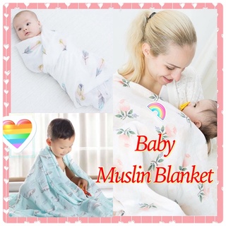 Baby Swaddle Blanket Muslin Gauze Lampin Bamboo Cotton newborn blanket