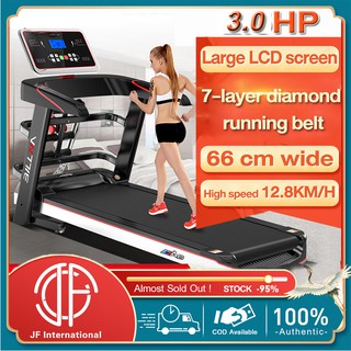 NEW 3.0HP+12.8km/h high-performance electric treadmill mute foldable treadmill fitness Treadmill
