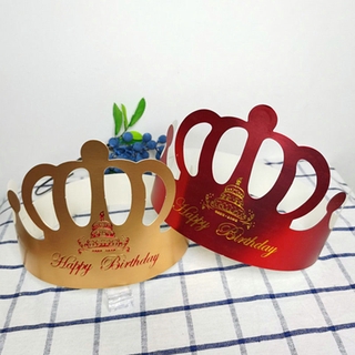 Paper Crown Party hat Gold Silver