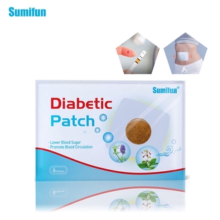 Sumifun 72Pcs/12Bags Diabetic Patch Stabilizes Blood Sugar Level Lower Blood Glucose Sugar Balance Medical Plaster D1807