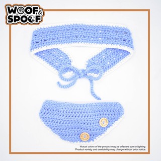 【Ready Stock】▥HANDMADE Crochet Dog Scarf (fur parent/fur baby) Adjustable pet scarf & headband by Wo