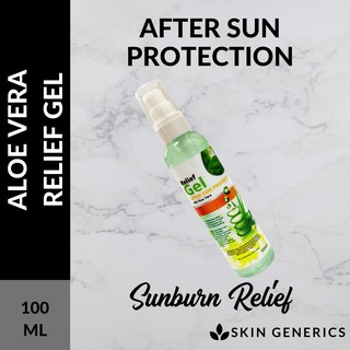 [ AFTER SUN ALOE VERA RELIEF GEL ] After Sun Relief Gel with Aloe Vera Relieves Sunburn