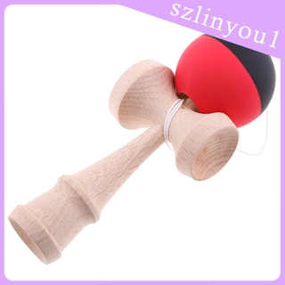 New Arrival Double Colors PU Skill Ball Traditional Japanese Kendama Ball Kids Gift (9)