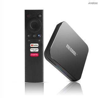 MECOOL KM9 Pro Smart Android 10.0 TV Box Media Player Amlogic S905X2 4GB+32GB Dual Wifi Bluetooth 4.0 Voice Remote Control Miracast Airplay