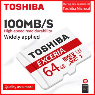 TOSHIBA EXCERIA M701 micro sd Card 64GB U3 Class10 4K UltraHD V30 Flash Memory Card 98MB/s A1 SDXC U
