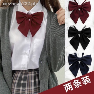 ☄▲□[Two pieces] JK feather bow tie female uniform shirt student school uniform bow tie sailor suit collar flower