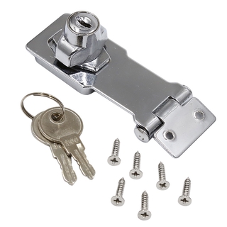 Stainless Steel Security Hasp Staple Shed Cupboard Padlock Door/Shed/Gate/Van/Box Lock