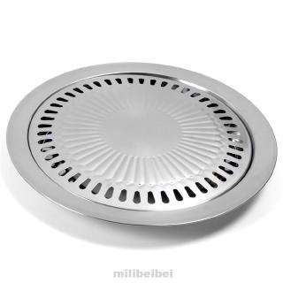 BBQ Grill Tray Stainless Steel House Stovetop Smokeless Barbecue Roasting