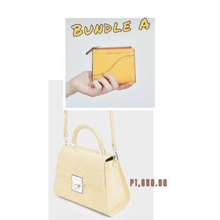 charles & keith bundle bag and wallet