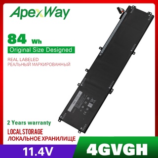 Apexway Replacement Laptop Battery For DELL Precision 5510 XPS 15 9550 series 1P6KD T453X 11.4V 84WH