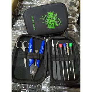 ❇✚✻(Free Cotton)Beast Master Vape Tool Kit Mini Carry Bag E Cig Tweezers Pliers Brusher Wire Cutter