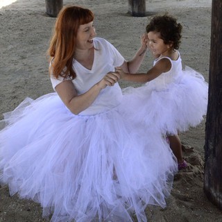 Kids Baby Girls Women Adult Tutu Skirts Mini Ballet Princess Fancy Dress Party (2)
