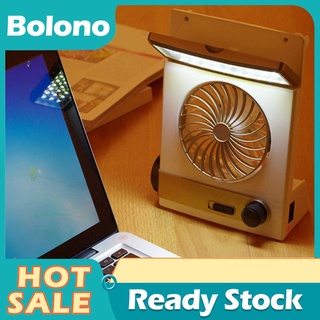 Multifunctional LED solar fan charging three-in-one mini home office camping.