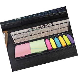 【Available】Sticky Notes Set 2020 Calendar Notepad Sticker Set School Office Supplies