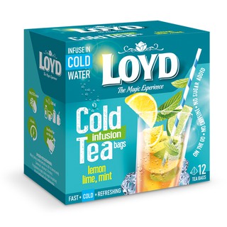 Loyd Cold Infusion Tea Lemon Lime & Mint 12bags Poland