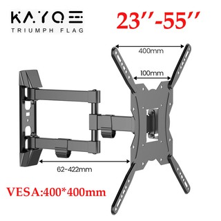 KAYQEE Ultra Slim TV Wall Mount Full Motion Articulating Arm Tilt Swivel Bracket TV Stand Bracket fo