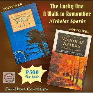 THE LUCKY ONE AND A WALK TO REMEMBER BY NICHOLAS SPARKS