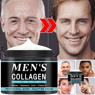 Men's Face Cream Hyaluronic Acid Moisturizing Anti-aging Shrink Pores Whitening Firming Moisturizer Wrinkle Removal Oil-control Men Skin Care