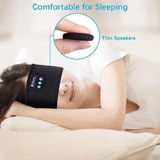 Wireless bluetooth Earphones Sleeping Eye Mask Built-in Music Sports Headband Travel Headset With Mic (5)