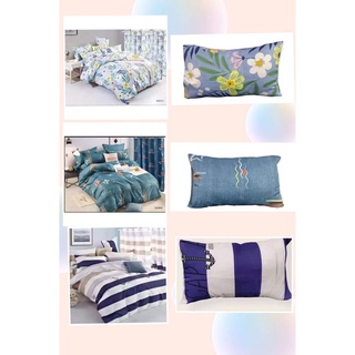 Chinee 6in 1 Pillowcase /Bedsheet Set Single Size (1pc. bed sheet, 4pcs. pillow case, 1 kumot)