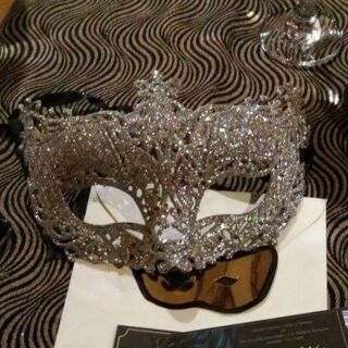 Glittery Masquerade Party Mask