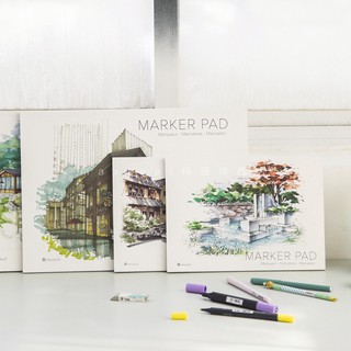 A3/A4 Watercolor Paper Sketch Book Set Watercolor Drawing Painting Pad Colored Pencil Book School St