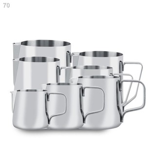 ๑☍Stainless Steel Milk Frothing Cup Coffee Milk Pitcher