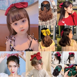 Korea Bowknot Hair Clip for Women Girls Sweet Ponytail Hairpin Hair Accessories