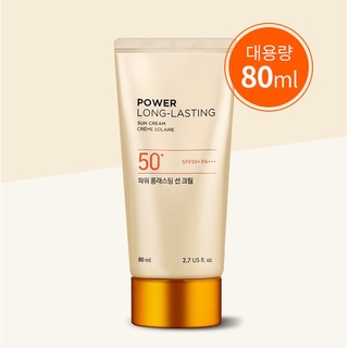 [The Face Shop] Power Long Lasting Sun Cream 80ml (Renewal) (SPF50+ PA+++)